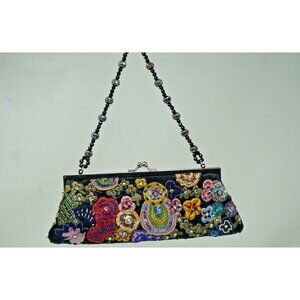 Preowned Women's Aldo Handbag Purse - Embroidered & Beaded